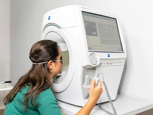 Computerized Visual Field (CVF) Test